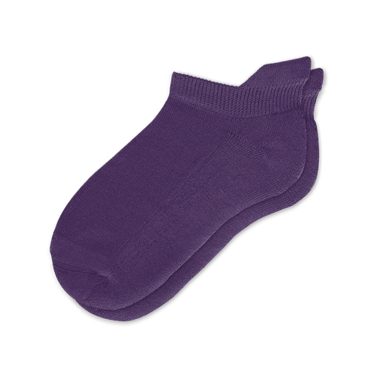 Padded Easy-Stretch Ankle Socks – Royal Purple
