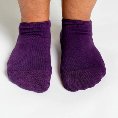 Padded Easy-Stretch Ankle Socks – Royal Purple