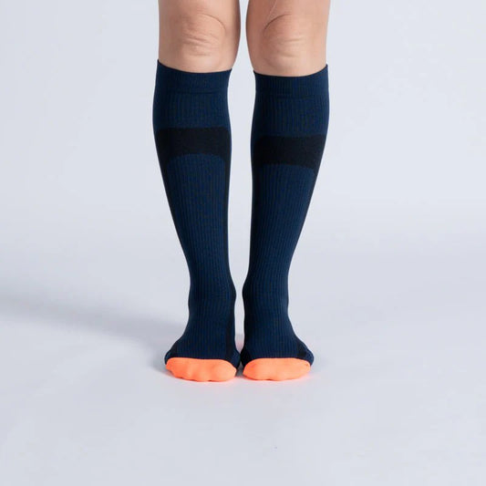 FlexRelief™ Compression Socks – Blue Orange