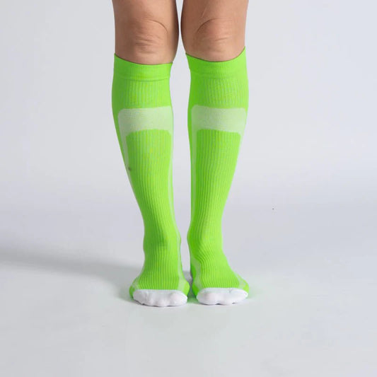 FlexRelief™ Compression Socks – Green White