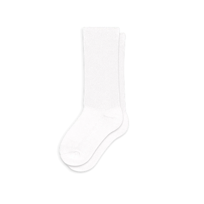 ComfortFlex™Socks - White