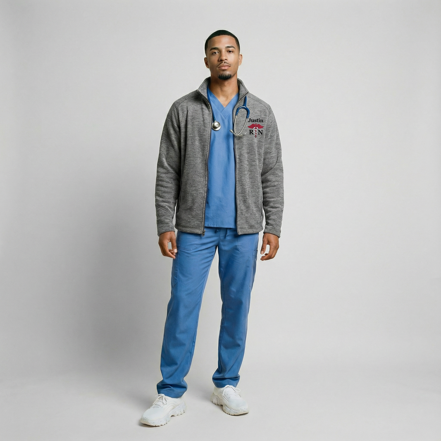 Cloud Personalized Zip Up Jacket