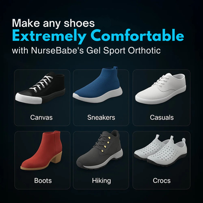 2-Pack Memory-Sole Gel Sport Orthotic